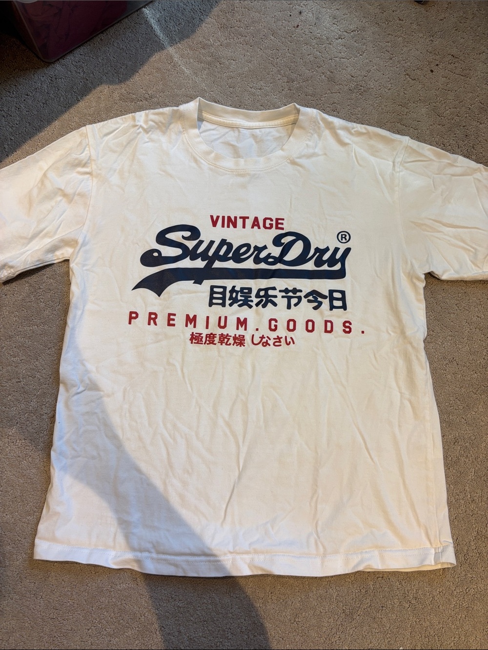 Superdry Vintage White Short Sleeve Tee